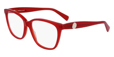 Longchamp Lo167sn Women's Glasses, Red, Size 54
