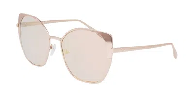 Longchamp Lo175s 770 Women's Sunglasses Gold Size 56