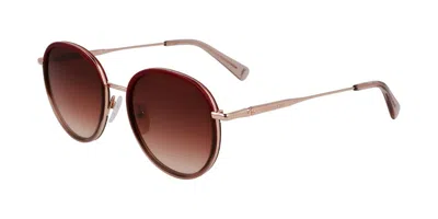 Longchamp Lo176s N 772 Women's Sunglasses Gold Size 52