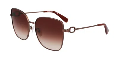 Longchamp Lo177s N 206 Women's Sunglasses Brown Size 58
