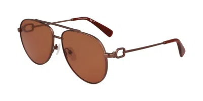 Longchamp Lo178s 200 Women's Sunglasses Brown Size 58