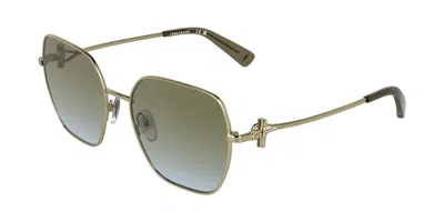 Longchamp Lo190s 708 Women's Sunglasses Gold Size 56