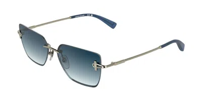 Longchamp Lo197s 729 Women's Sunglasses Gold Size 57
