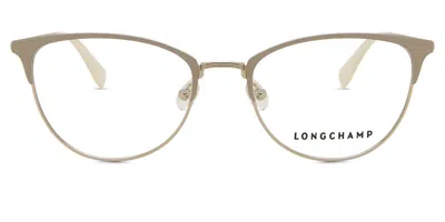 Longchamp Lo2120 260 Occhiali Da Vista Oro Per Donna (solo Montatura) In Neutral