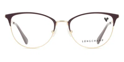 Longchamp Lo2120 512 Occhiali Da Vista Oro Per Donna (solo Montatura) In Multi