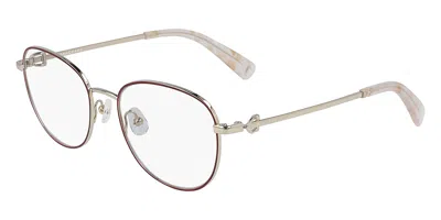 Longchamp Lo2127 604 Occhiali Da Vista Oro Per Donna (solo Montatura)