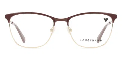 Longchamp Lo2146 200 Occhiali Da Vista Marroni Per Uomo (solo Montatura) In Brown