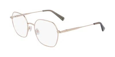 Longchamp Lo2152 N 714 Women's Glasses Gold Size 51 - Free Lenses - Blue Light Block Available