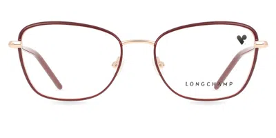 Longchamp Lo2155 Women's Glasses, Burgundy, Size 53