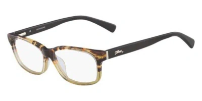 Longchamp Lo2600 250 Men's Glasses Tortoiseshell Size 55 - Free Lenses - Blue Light Block Available In Brown