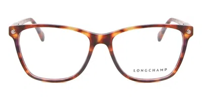 Longchamp Lo2613 541 Occhiali Da Vista Tartarugatishell Per Uomo (solo Montatura) In Red