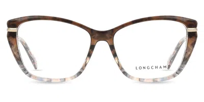 Longchamp Lo2630 Men's Glasses, Tortoiseshell, Size 55 In Brown