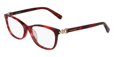 Longchamp Lo2633 518 Occhiali Da Vista Tartarugatishell Per Donna (solo Montatura) In Multi