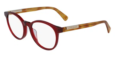 Longchamp Lo2643 611 Women's Glasses Red Size 49 - Free Lenses - Blue Light Block Available In Neutral
