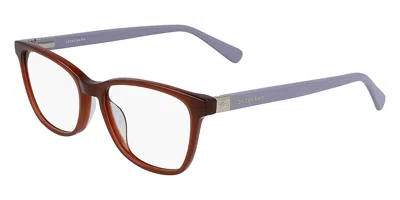 Longchamp Lo2647 207 Occhiali Da Vista Borgogna Per Donna (solo Montatura) In Multi