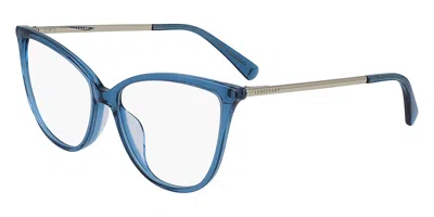Longchamp Lo2649 430 Occhiali Da Vista Blu Per Donna (solo Montatura) In Blue