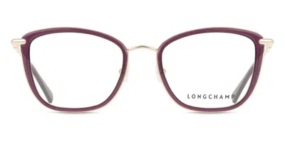 Longchamp Lo2660 516 Occhiali Da Vista Purple Per Donna (solo Montatura) In Transparent