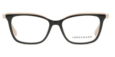 Longchamp Lo2668 001 Occhiali Da Vista Neri Per Donna (solo Montatura) In Black