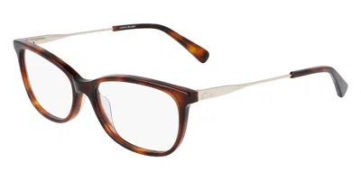 Longchamp Lo2675 226 Occhiali Da Vista Tartarugatishell Per Uomo (solo Montatura) In Brown
