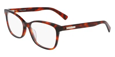 Longchamp Lo2680 518 Occhiali Da Vista Tartarugatishell Per Uomo (solo Montatura) In Brown