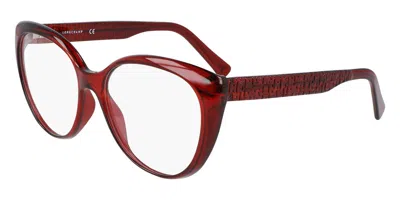 Longchamp Lo2682 602 Occhiali Da Vista Rossi Per Donna (solo Montatura)