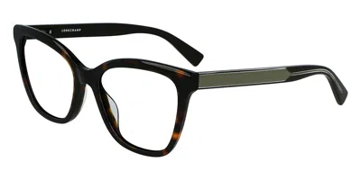 Longchamp Lo2689 240 Occhiali Da Vista Tartarugatishell Per Uomo (solo Montatura) In Pattern