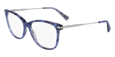 Longchamp Lo2691 Men's Glasses, Tortoiseshell, Size 51 In Blue