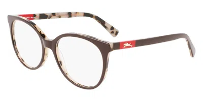 Longchamp Lo2699 201 Men's Glasses Brown Size 52 - Free Lenses - Blue Light Block Available