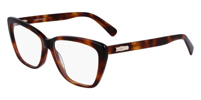 Longchamp Lo2705 Women's Glasses, Tortoiseshell, Size 53 In Brown