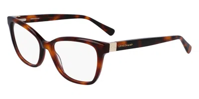 Longchamp Lo2707 Women's Glasses, Tortoiseshell, Size 54 In Brown