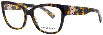 Longchamp Lo2712 Acetate Eyeglasses 53 In 430 - Blue Havana / Demo