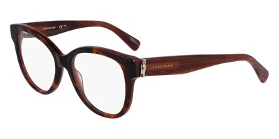 Longchamp Lo2714 Women's Glasses, Tortoiseshell, Size 52 In Brown