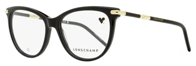 Longchamp Lo2727 Soft Oval Acetate Eyeglasses In Black