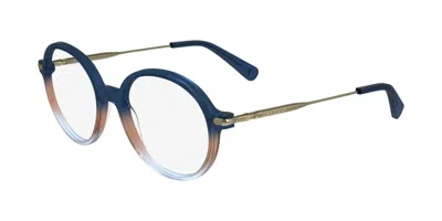 Longchamp Lo2736 Women's Glasses, Blue, Size 50