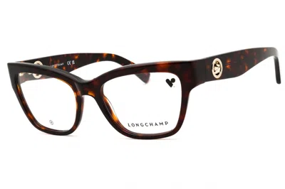 Longchamp Lo2743 Cat-eye Acetate Eyeglasses In Brown