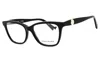 Longchamp Lo2744n Rectangular Acetate Eyeglasses In Black