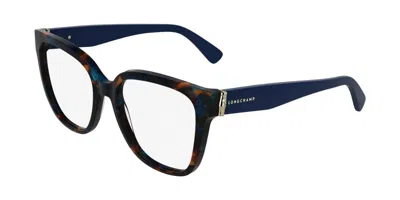 Longchamp Lo2745 433 Occhiali Da Vista Tartarugatishell Per Donna (solo Montatura)