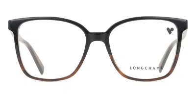 Longchamp Lo2753 011 Occhiali Da Vista Neri Per Donna (solo Montatura) In Black