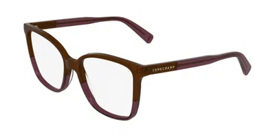 Longchamp Lo2753 216 Occhiali Da Vista Marroni Per Donna (solo Montatura)