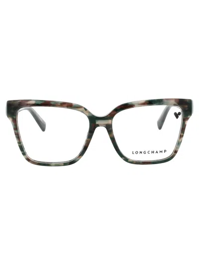 Longchamp Lo2754 N Eyeglasses In Dark Camo - Demo