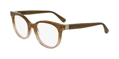 Longchamp Lo2756 211 Occhiali Da Vista Marroni Per Donna (solo Montatura) In Brown