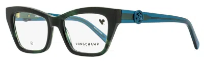 Longchamp Lo2762 Arching Brow Line Eyeglasses In Multi