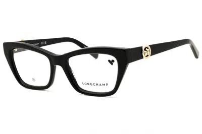 Longchamp Lo2762 Cat Eye Acetate Eyeglasses In Black