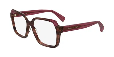 Longchamp Lo2763 N Women's Glasses, Brown, Size 55