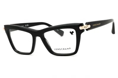 Longchamp Lo2766n Cat Eye Acetate Eyeglasses In Black