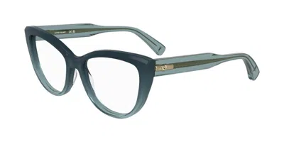 Longchamp Lo2771 430 Occhiali Da Vista Blu Per Donna (solo Montatura) In Green