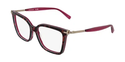 Longchamp Lo2781 244 Occhiali Da Vista Tartarugatishell Per Donna (solo Montatura)