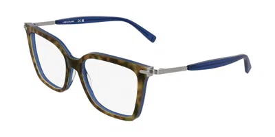 Longchamp Lo2781 245 Occhiali Da Vista Tartarugatishell Per Donna (solo Montatura)