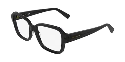Longchamp Lo2783 038 Women's Glasses Clear Size 54 - Free Lenses - Blue Light Block Available In Transparent Dark Grey