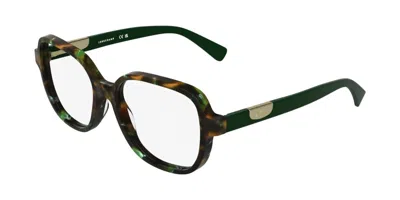 Longchamp Lo2784 310 Occhiali Da Vista Tartarugatishell Per Donna (solo Montatura)